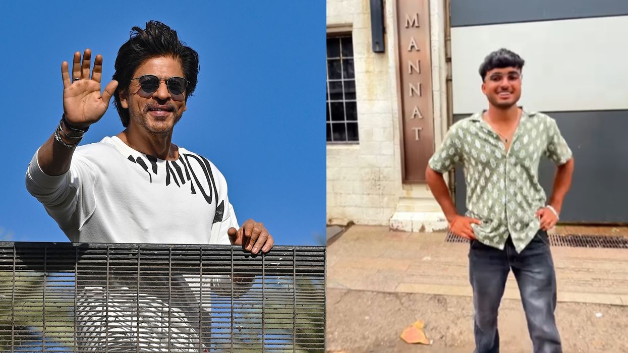 Shah Rukh Khan and Shubham Prajapat