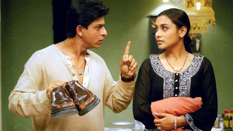 shahrukh khan and rani mukherjee wallpaper
