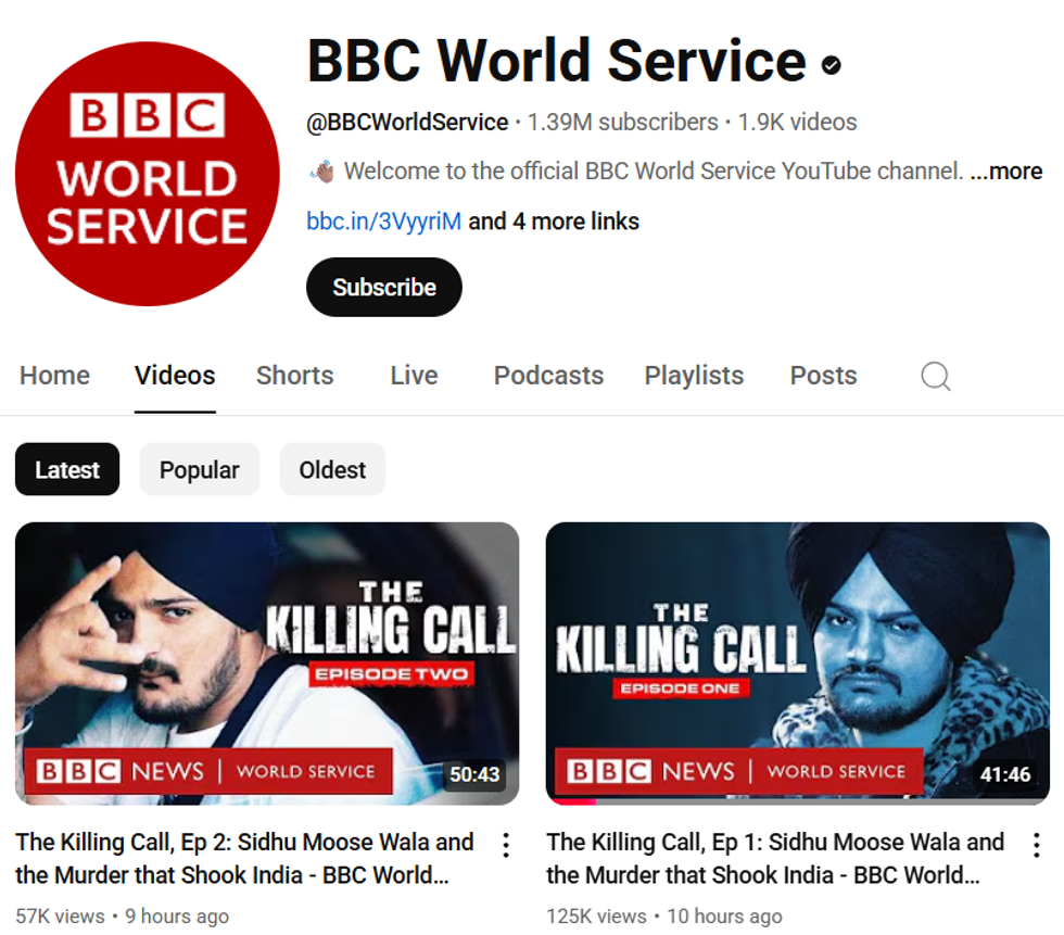 Sidhu Moose Wala documentary