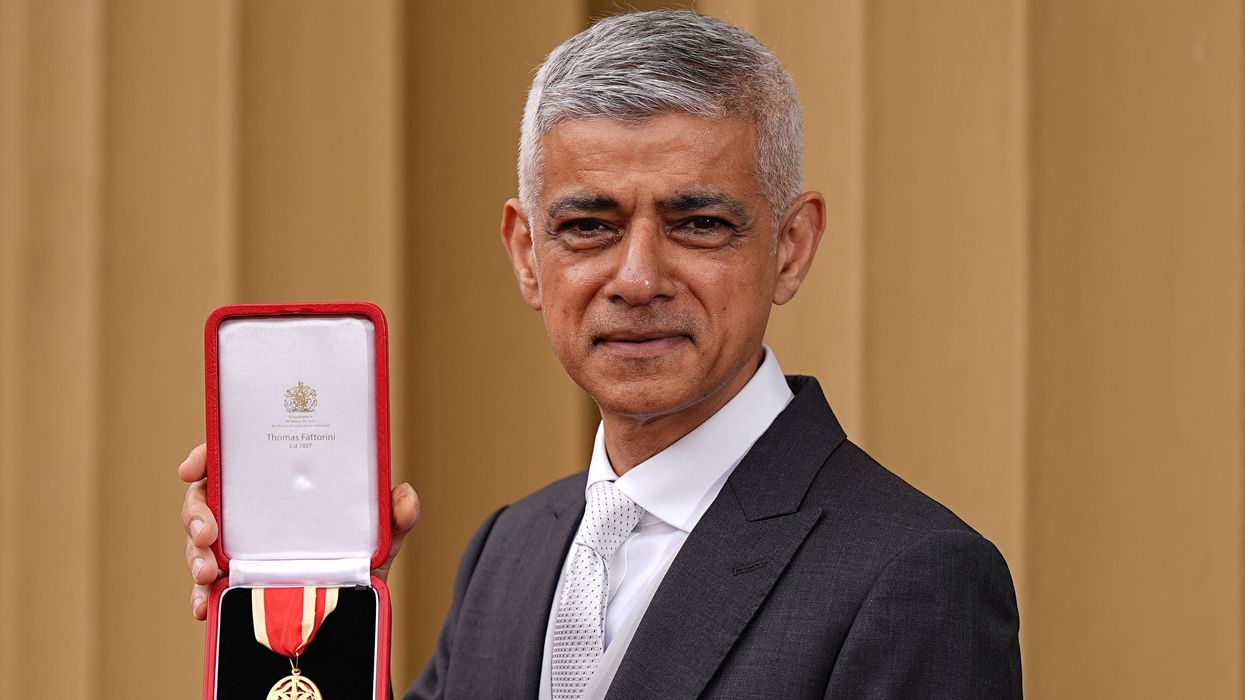 Proud moment for Sadiq Khan’s family as King knights London mayor