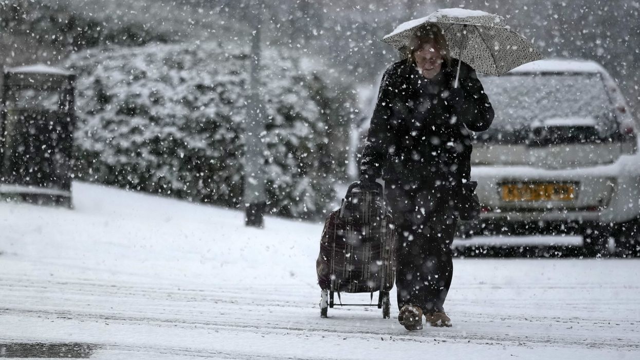 snowstorm across England