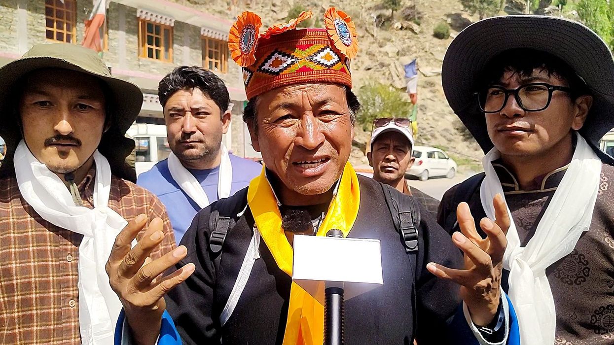 Indian activist Sonam Wangchuk, others launch indefinite fast
