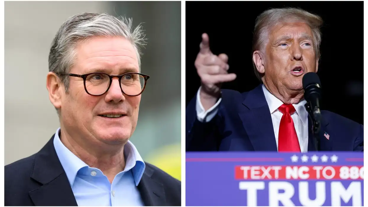 Starmer, speaking to reporters during a flight to Samoa, said he did not expect the complaint to affect relations with Trump if he wins the US election. (Photo: Getty Images)