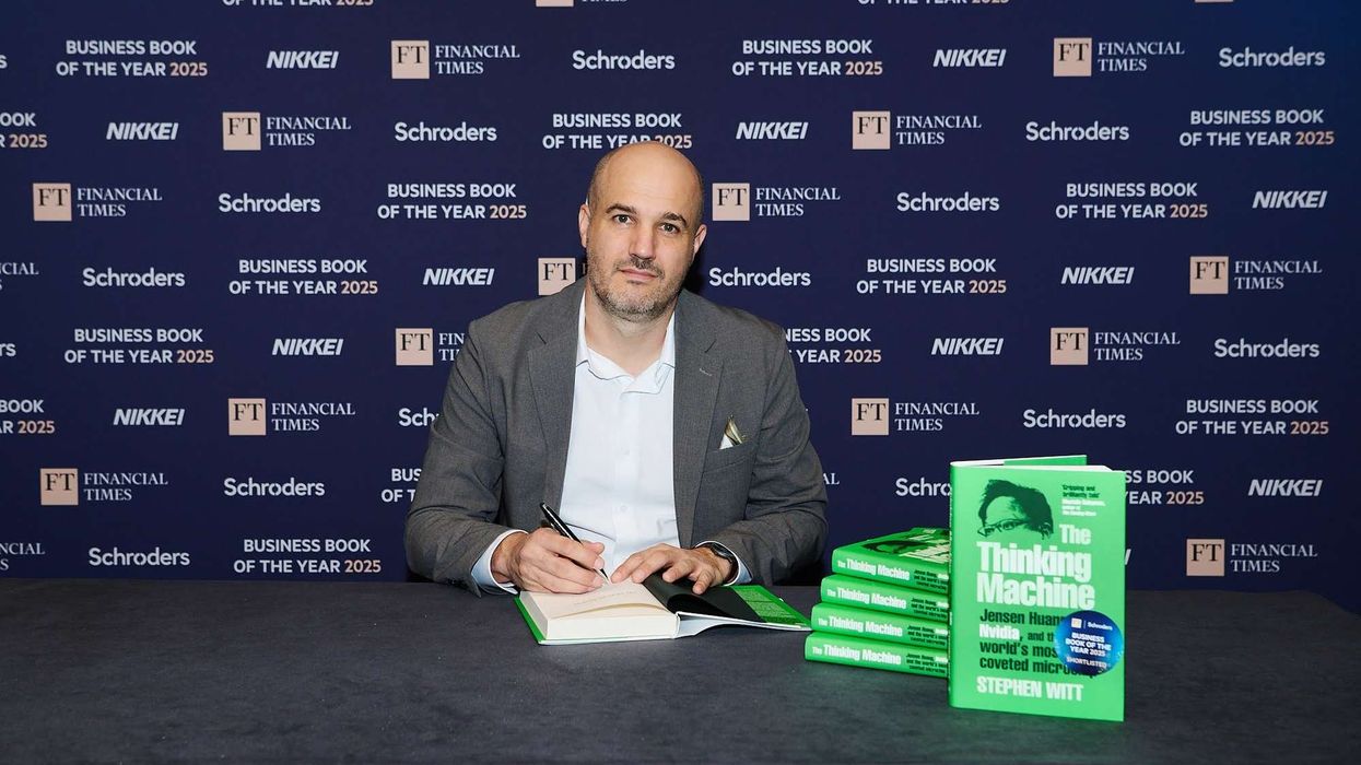 'Robots are coming': Stephen Witt wins FT prize for Nvidia biography