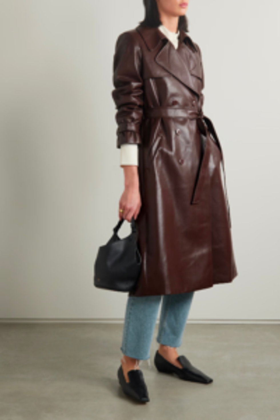 Style notes Leather Trench Alice Olivia 895