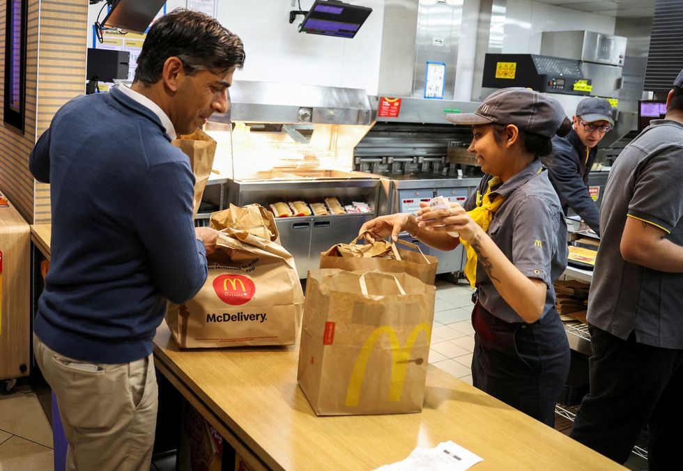 sunak mcdonalds reuters