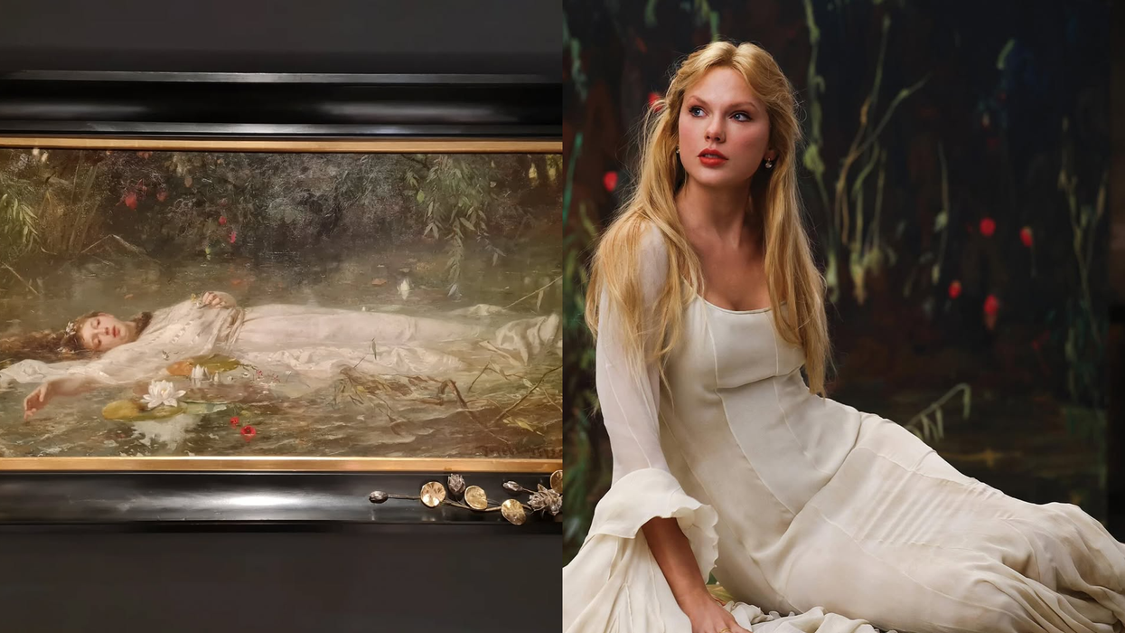Taylor Swift  Ophelia painting