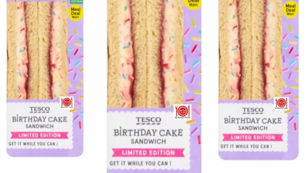 Tesco birthday cake flavoured sandwich
