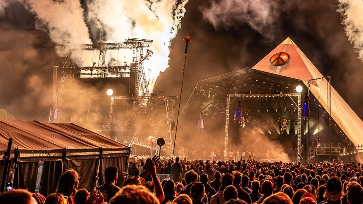 The 1975 return to Glastonbury