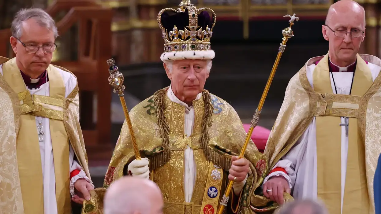 The coronation, held at Westminster Abbey, was attended by dignitaries from across the world. (Photo: Getty Images)