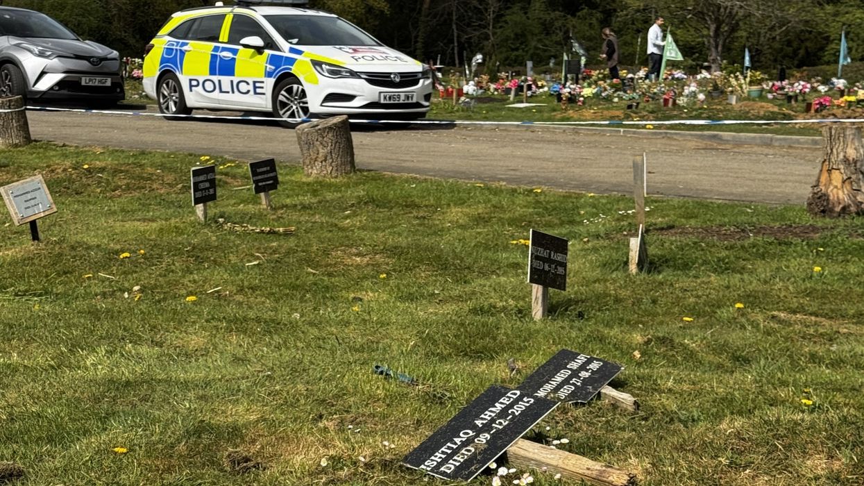 Hertfordshire Police treat vandalism of Muslim graves as Islamophobic hate crime
