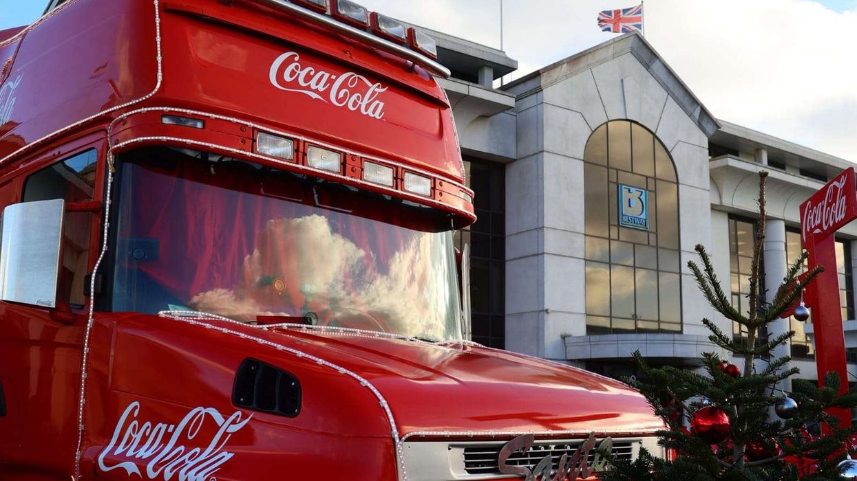 Coca-Cola Christmas truck makes historic visit to Bestway Wholesale depot