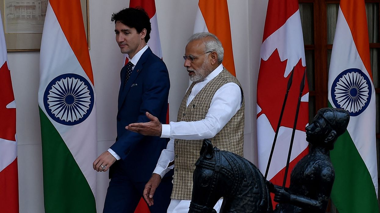 The killing of Hardeep Singh Nijjar has strained relations between the two countries after Justin Trudeau said there were 'credible allegations' linking Indian intelligence to the crime. (Photo: Getty Images)
