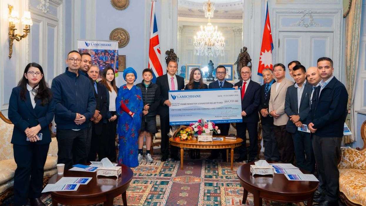 Lamichhane Foundation donates over £51,000 for Nepal flood relief