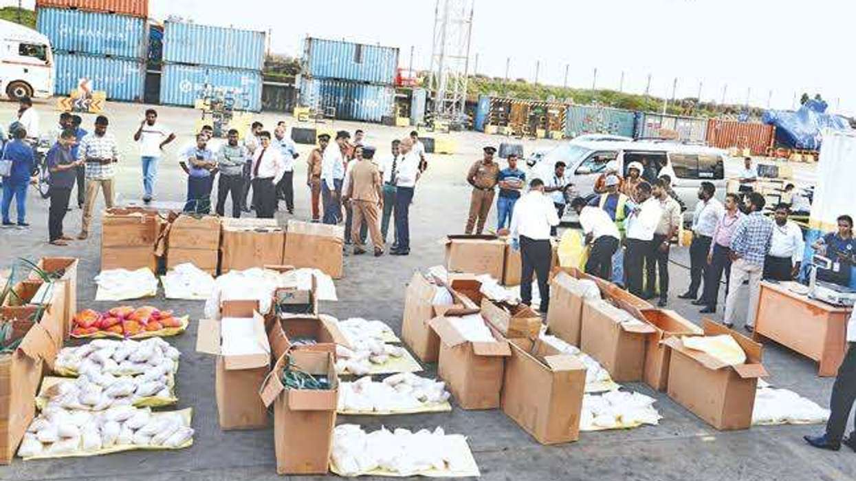 Huge amount of methamphetamine seized as Sri Lanka's drug crisis deepens