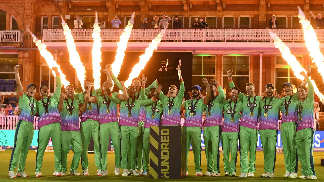 The Oval Invincibles celebrate after The Hundred Final between Oval Invincibles and Southern Brave at Lord's Cricket Ground on August 18, 2024. (Photo: Getty Images)