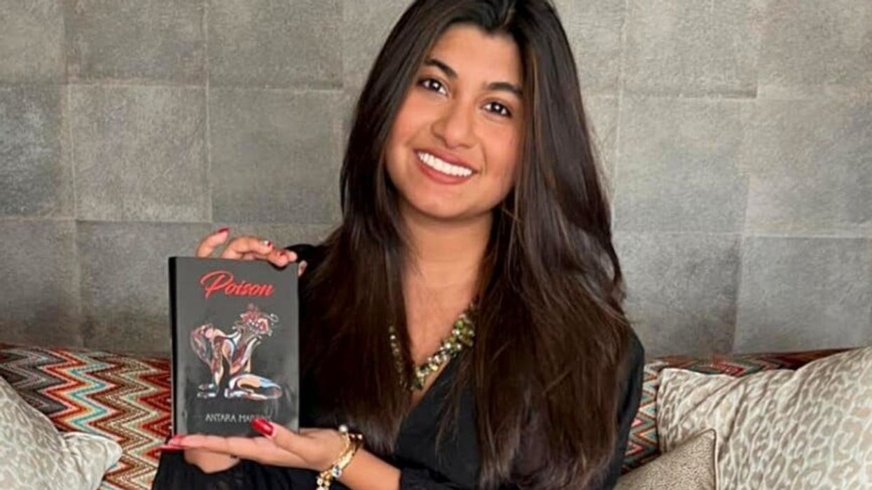 The Poison collection reflects themes of love, ambition, and rivalry, marking Antara's personal journey into adulthood. (Photo credit: Pratham UK)