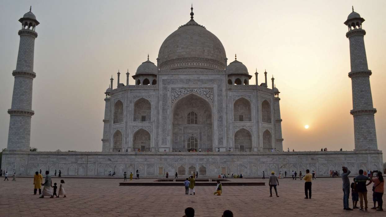 The Taj Mahal, built in the 17th century by Mughal emperor Shah Jahan in memory of his wife Mumtaz, attracts eight million visitors annually. (Photo: Getty Images)
