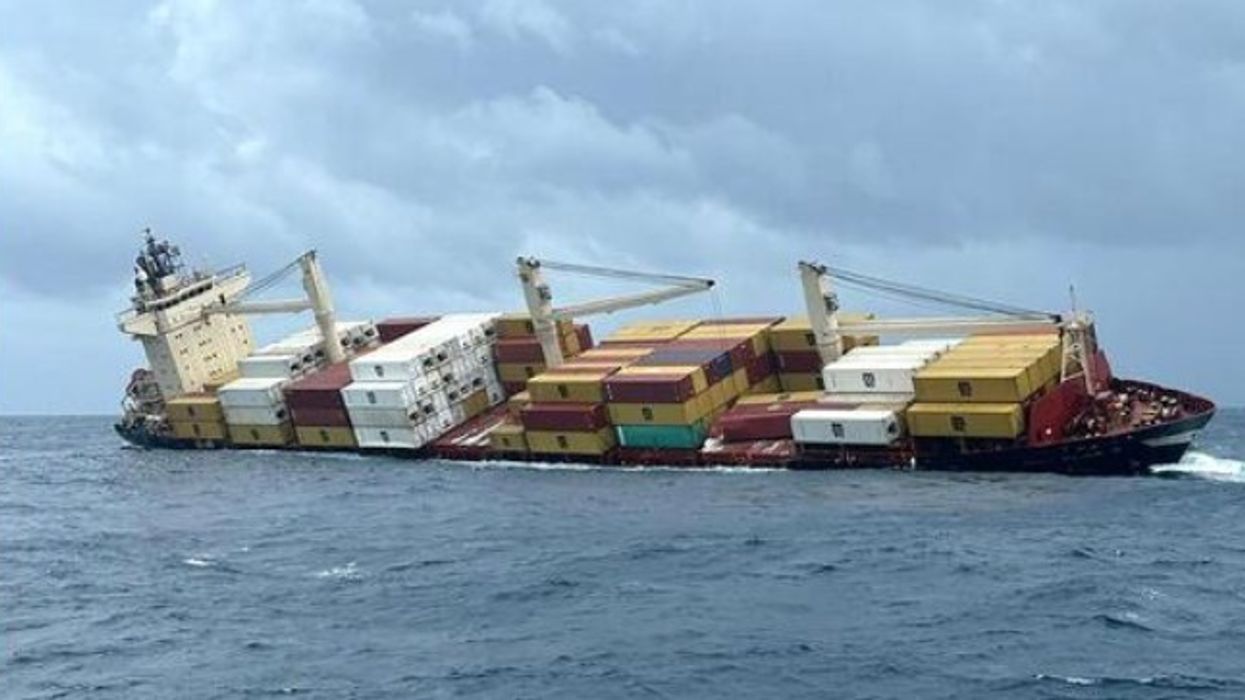 India's Kerala issues alert after hazardous ship cargo spill in Arabian Sea