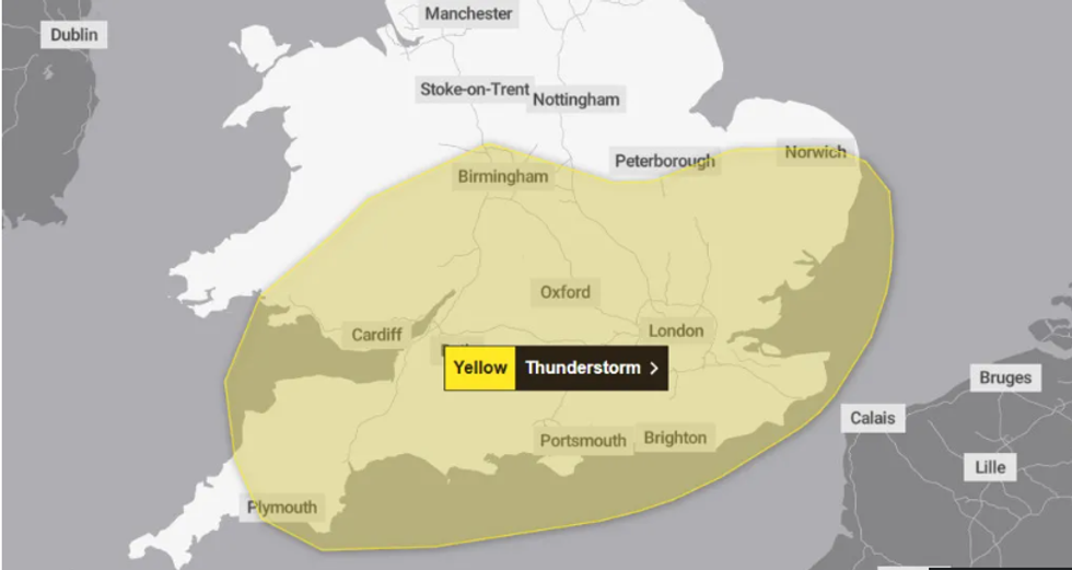 Thunderstorms to Hit England and Wales: Met Office Issues Alert