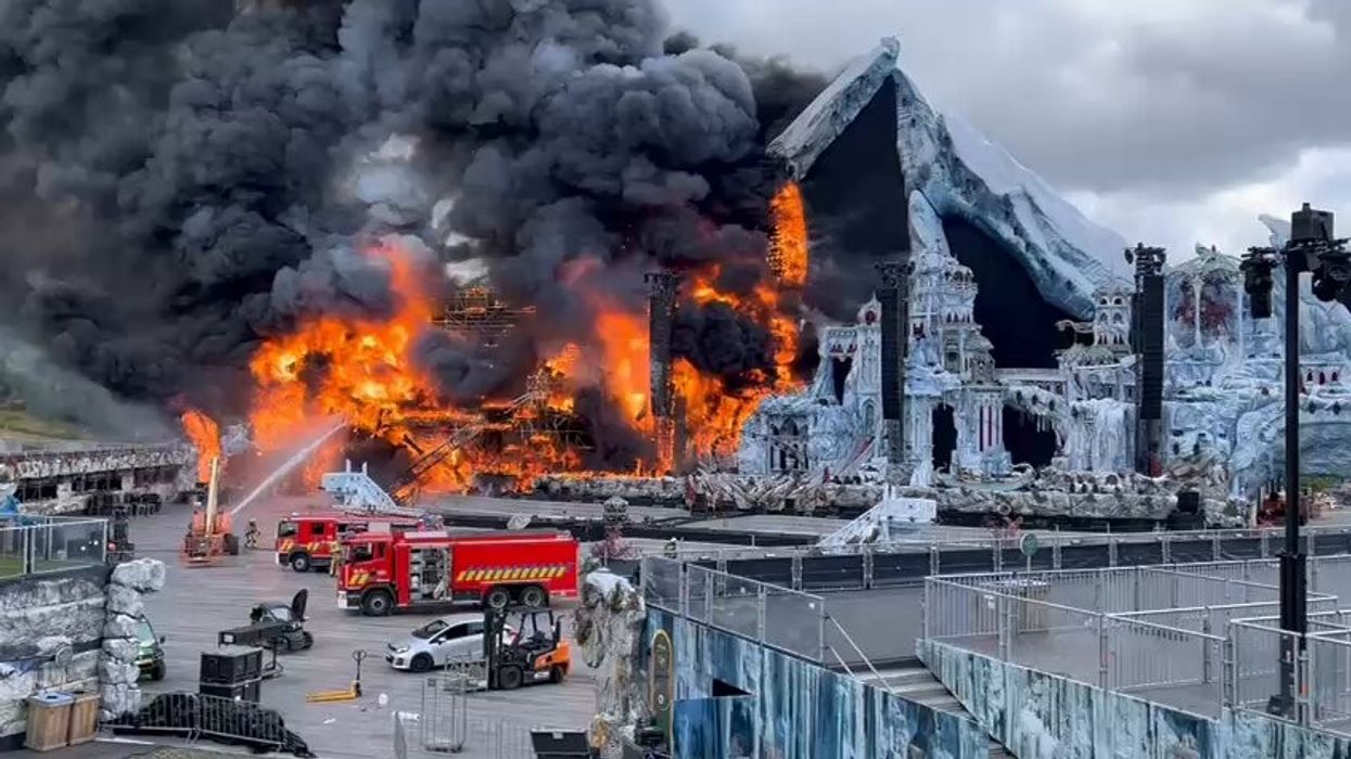 Tomorrowland stage destroyed in massive fire