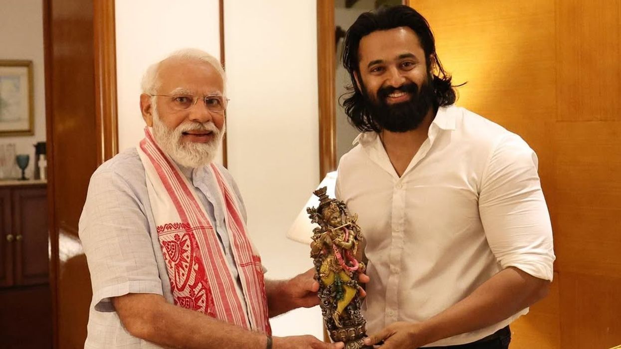 Unni Mukundan and Narendra Modi