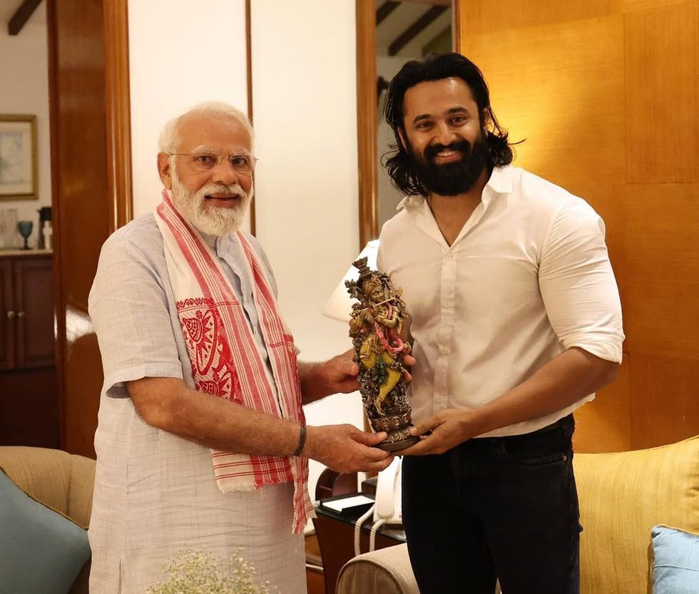 Unni Mukundan and Narendra Modi