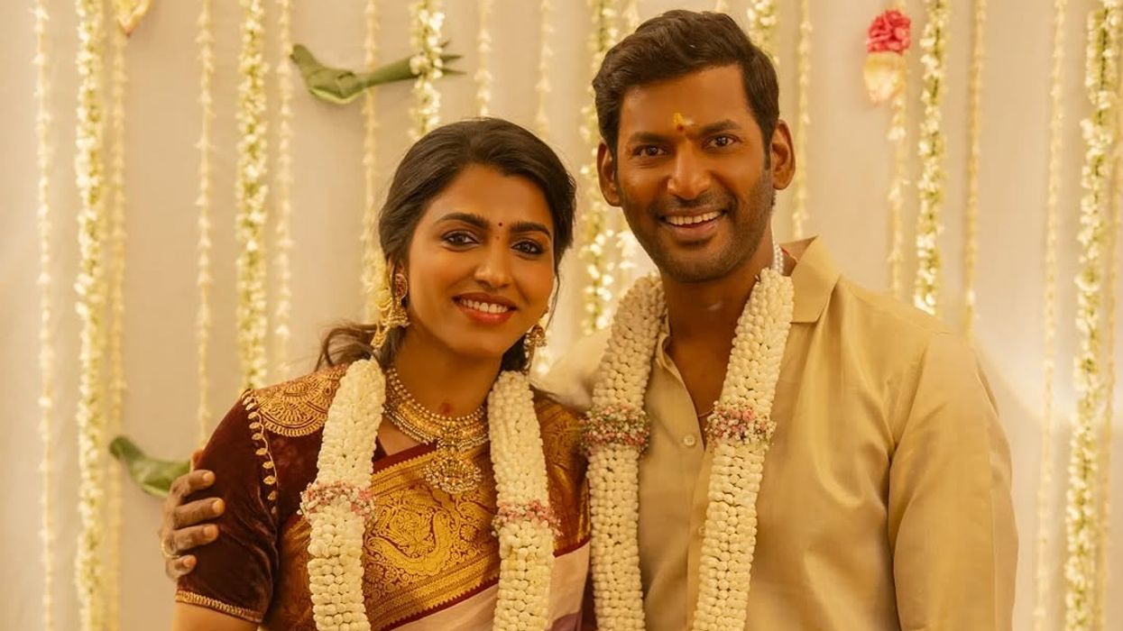 Vishal and Sai Dhanshika engagement on his 47th birthday takes fans by surprise