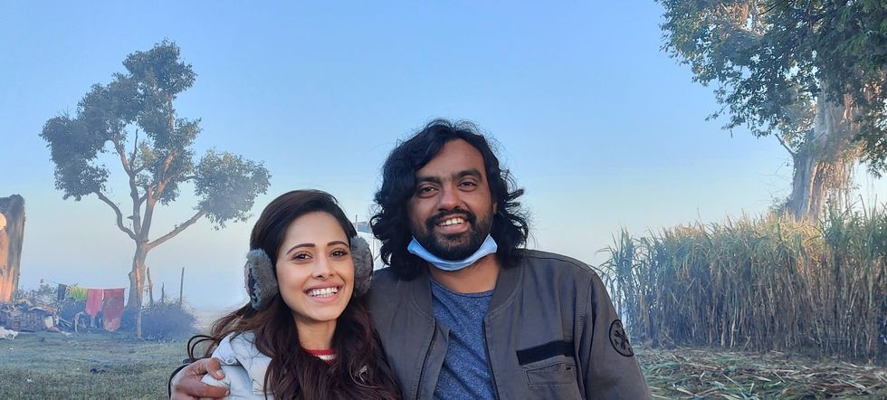 Vishal Furia with Nushrratt Bharuccha