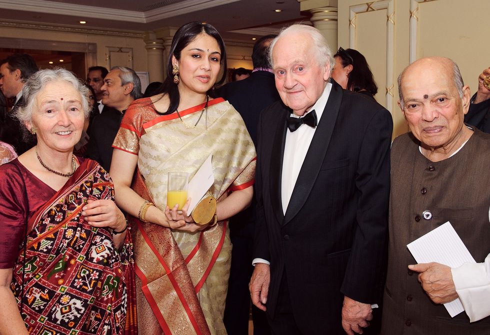 Wendy Marr Srividya and Dr. John Marr with Mathurji