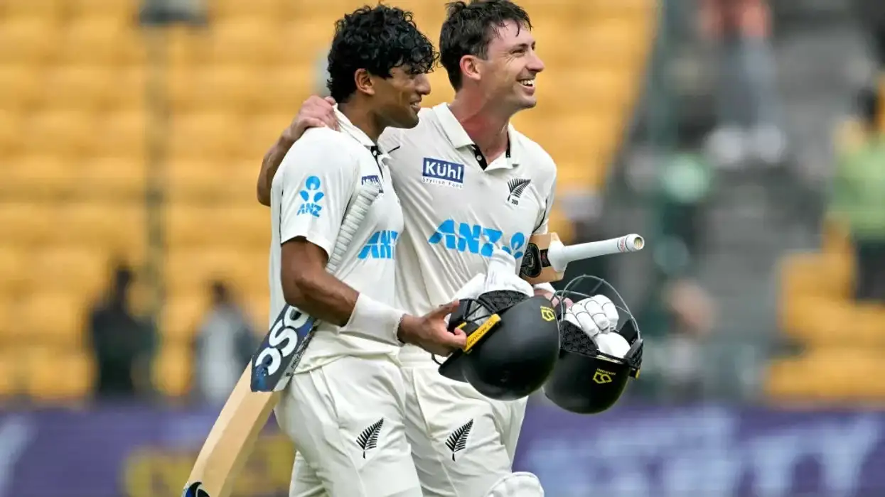 Young and Ravindra seal historic Test win for New Zealand