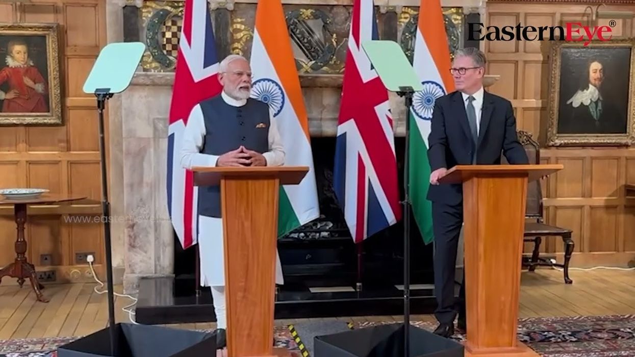 Starmer and Modi | Joint statement after signing UK India trade deal #easterneye