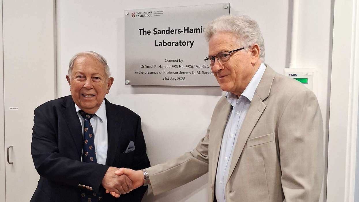 Cipla's Yusuf Hamied helps modernise Cambridge chemistry labs
