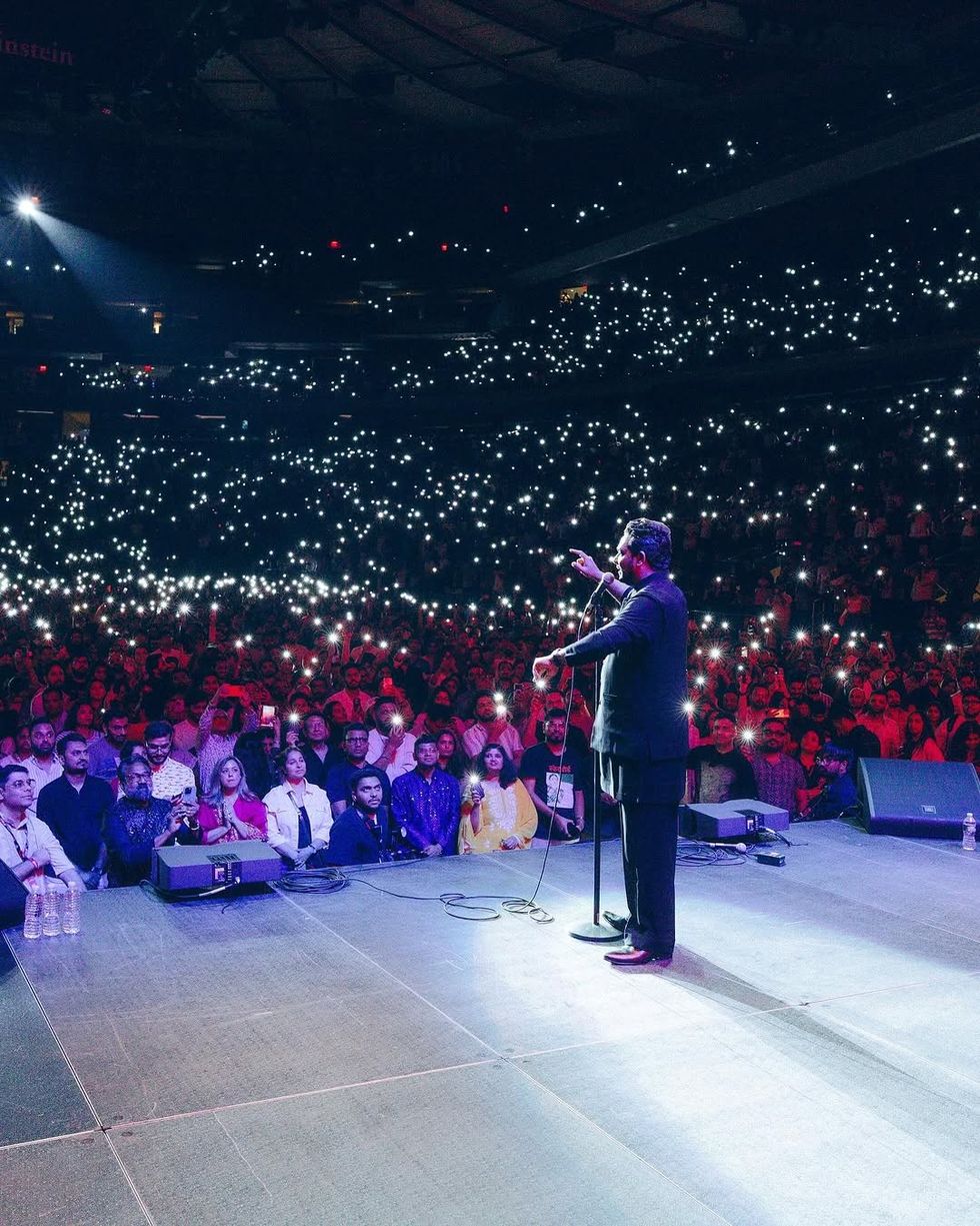 Zakir Khan at Madison Square Garden in New York