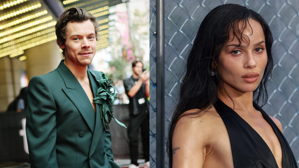 Zo\u00eb Kravitz and Harry Styles