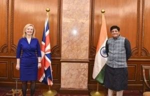 Liz Truss Piyush Goyal