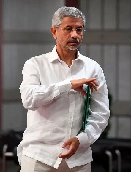 India's Foreign Minister S Jaishankar (PRAKASH SINGH/AFP via Getty Images)