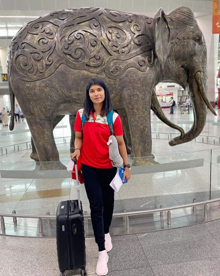 In the quarters, Nikhat will meet two-time world champion Kyzaibay Nazym of Kazakhstan.