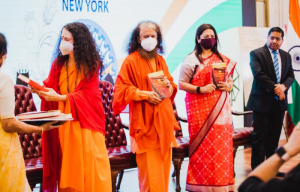 India consulate general, NY, honours Sadhvi Bhagawati Saraswati memoir