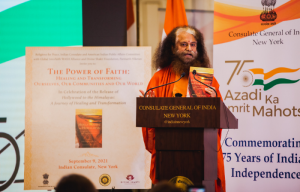 India consulate general, NY, honours Sadhvi Bhagawati Saraswati memoir