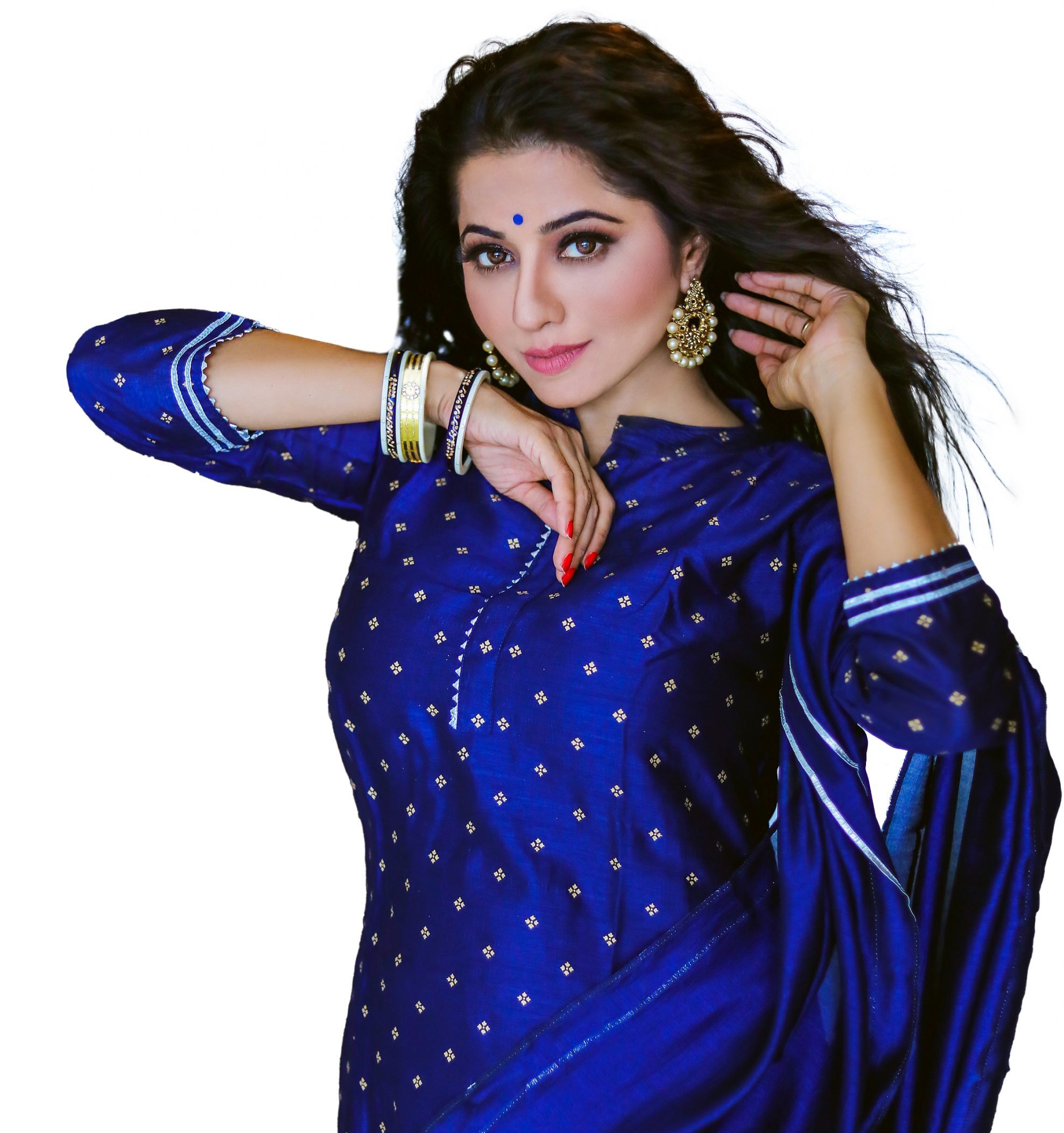 Actress Ridhiema Tiwari looks beautiful in the latest Myshka Fashion's pallazo