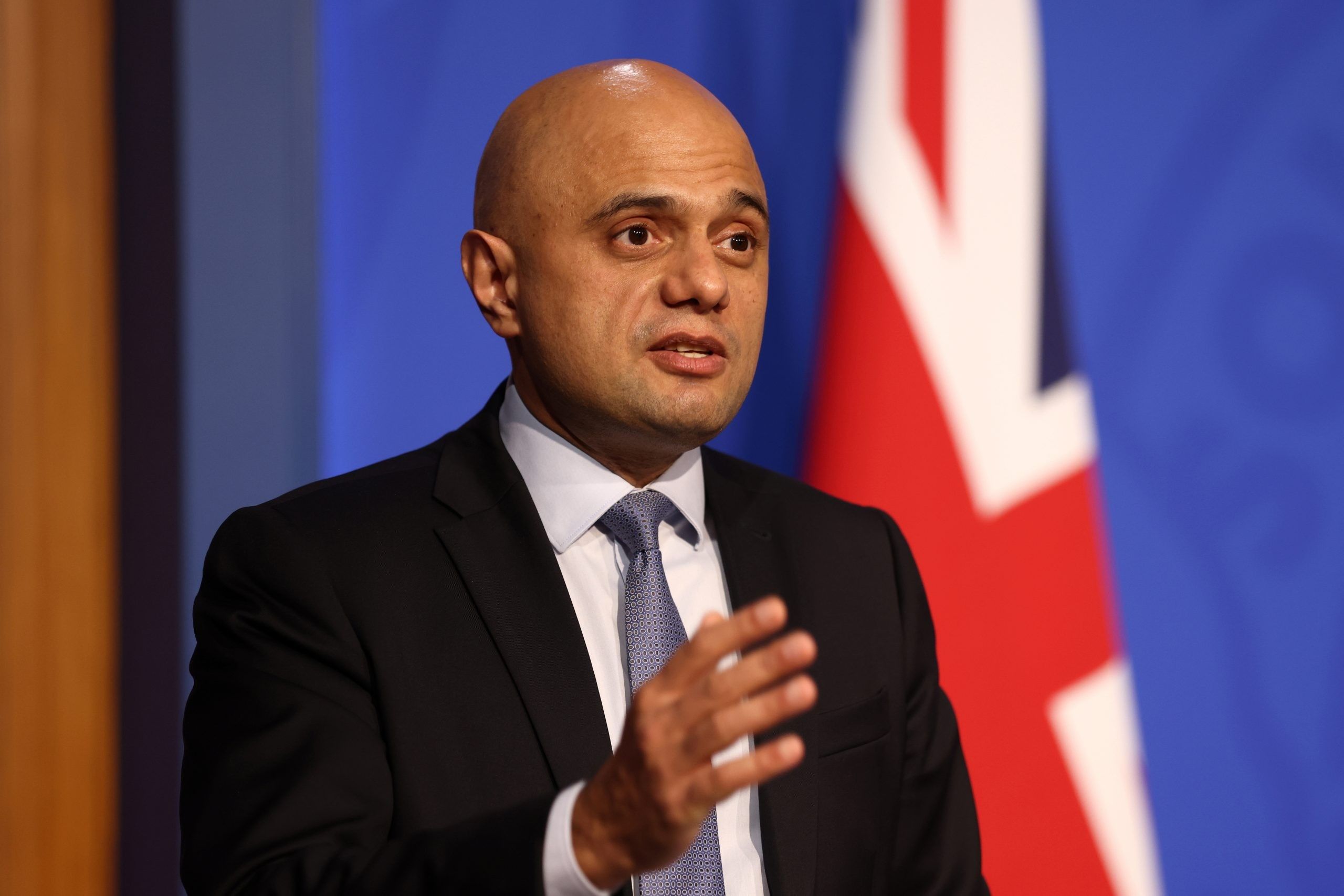 Britain's health secretary Sajid Javid