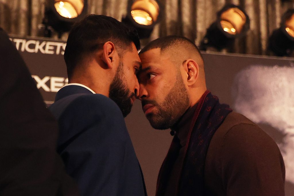 Khan and Brook to face 'six-figure' fine if they miss 149lbs weight limit