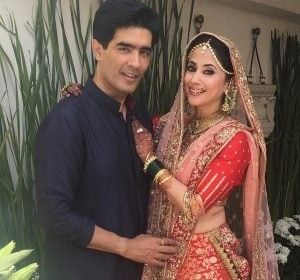 Urmila with Manish Malhotra