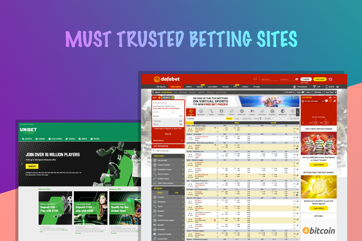 Most trusted betting sites Bet on the safest bookies in India