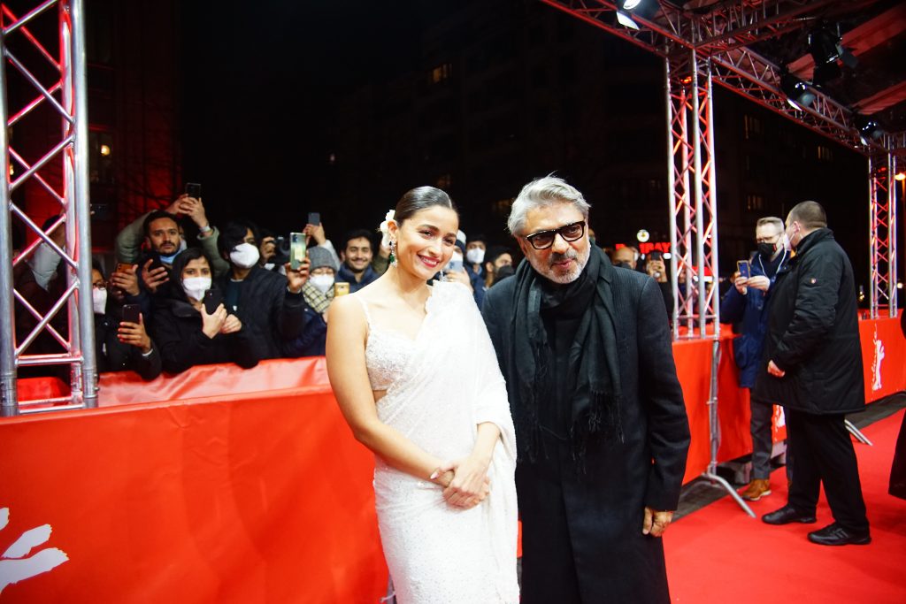 Alia Bhatt and director Sanjay Leela Bhansali at the 72nd Berlin Film Festival