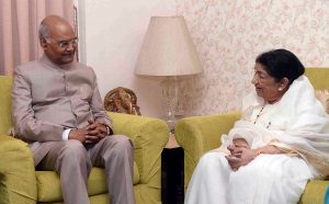 with Indian President Ram Nath Kovind in 2019 (Photo credit: ANI)