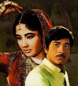 Meena Kumari & Raaj Kumar