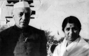 with Jawaharlal Nehru
