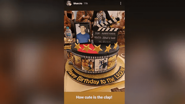 Aamir Khans birthday cake